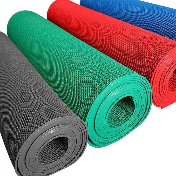 Hollow Pvc Plastic Floor Mat Wholesale Waterproof Non-slip Splicing Mat Swimming Pool Bathroom Toilet Floor Mat