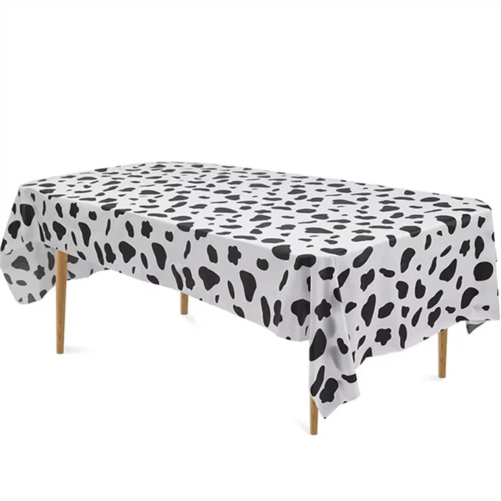 Disposable Animal Theme Print Waterproof Oil-proof Tablecloth
