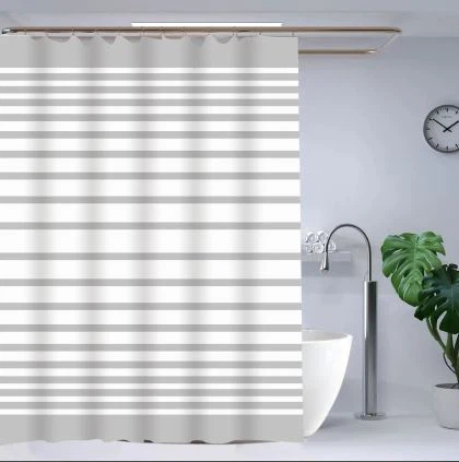 Grey Fabric Shower Curtain high quality