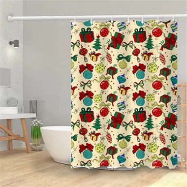 Doublure de douche colorée