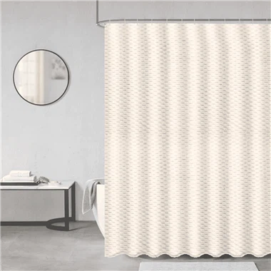 Rideau de bain en relief