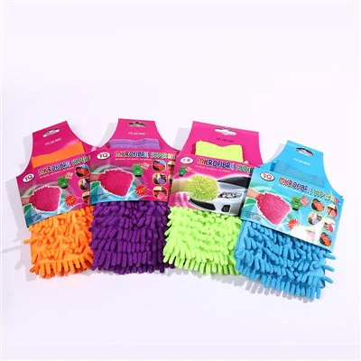 CHENILLE Double côté gants de nettoyage Capacité de nettoyage